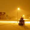 Snowstorm in the Burbs - slow shutter